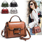 Women's Simple Korean Fashion Retro Oil Wax Crossbody Bags