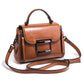 Women's Simple Korean Fashion Retro Oil Wax Crossbody Bags