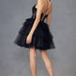 Juliet JT935K Dress Corset Top Tulle Ruffle Cocktail Skirt