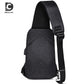 Men's Trendy Cool Style Charging Green Men's Chest Bags