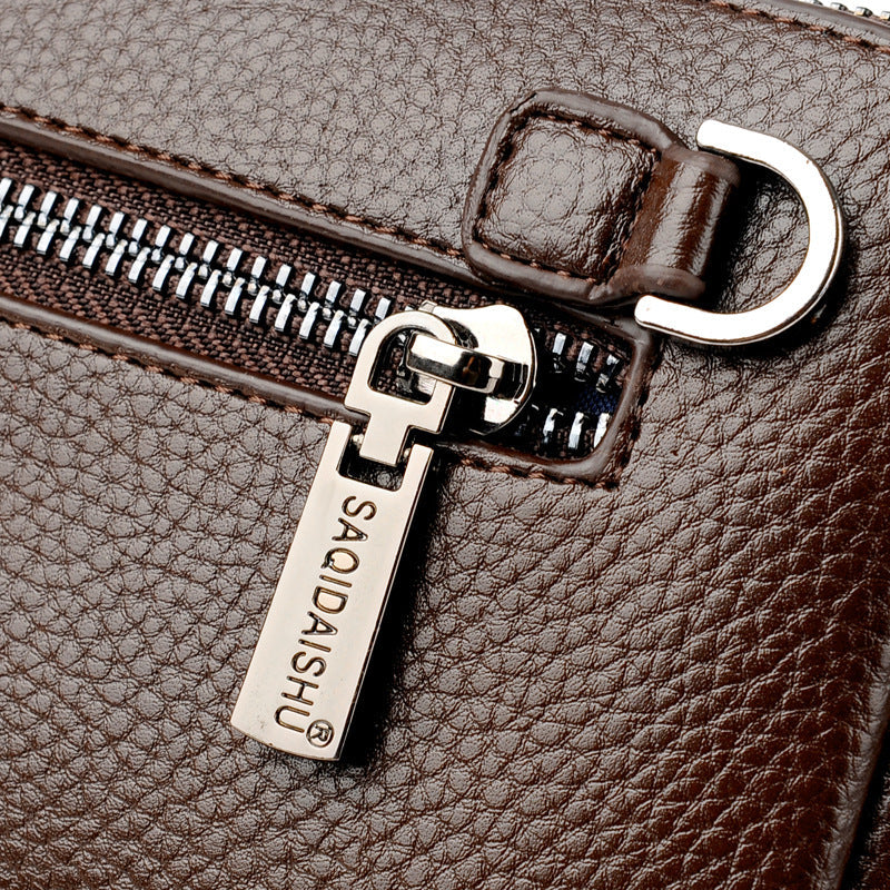 Men's Durable Kangaroo Clutch Business Password Lock