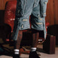 Jazzy Ripped Denim Short