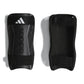 adidas Unisex-Adult Tiro Soft Ground Training Shin Guards Black/White/Iron Metallic X-Small