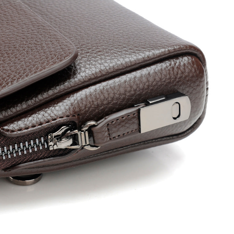 Men's Kangaroo Business Clutch Fashion Password Men's Handbags