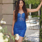 Vestido de cóctel ajustado Juliet JT941R con corpiño corsé de encaje de hojas