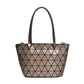 Women's Plaid Simple Fashion Horizontal Clear Shoulder Bags