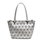 Women's Plaid Simple Fashion Horizontal Clear Shoulder Bags