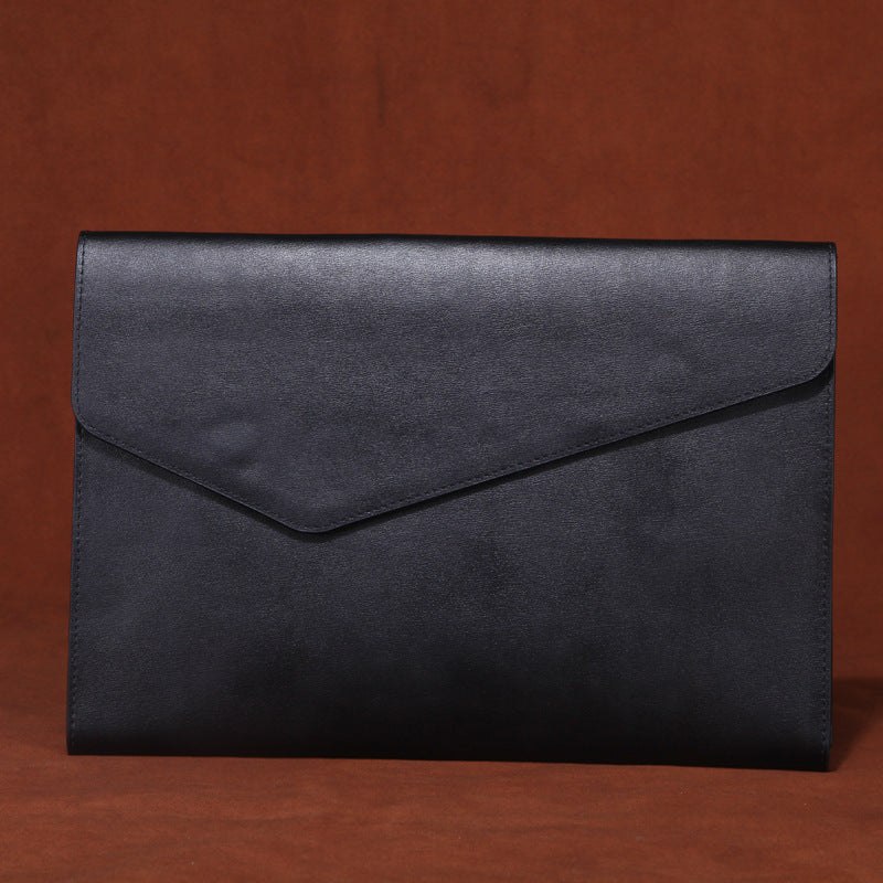 Genuine Leather File Cowhide Large Capacity Men's Briefcases