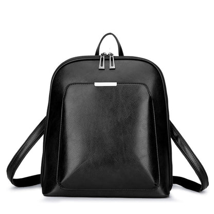 Women's College Solid Color Leisure Fashion Backpacks