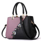 Women's Big Korean Contrast Color Fur Ball Shoulder Bags