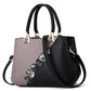 Women's Big Korean Contrast Color Fur Ball Shoulder Bags