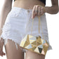 Women's Metal Hand Holding Dinner Tide Chain Evening Bags