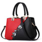 Women's Big Korean Contrast Color Fur Ball Shoulder Bags