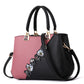 Women's Big Korean Contrast Color Fur Ball Shoulder Bags