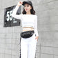 Women's Fashionable Genuine Leather Chain Cowhide Sheepskin Waist Packs