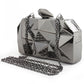 Women's Metal Hand Holding Dinner Tide Chain Evening Bags