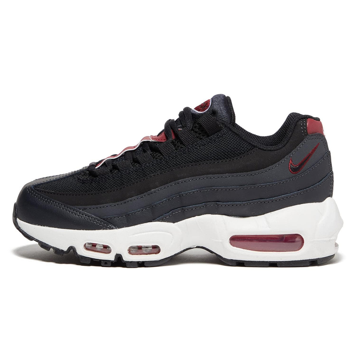 Nike Niños Air Max 95 Recraft (Niño Grande) Antracita/Negro/Rojo Equipo/Blanco Cumbre 7 Niño Grande M
