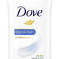 Desodorante antitranspirante en barra invisible Dove Original Clean 7.8 oz, paquete de 3