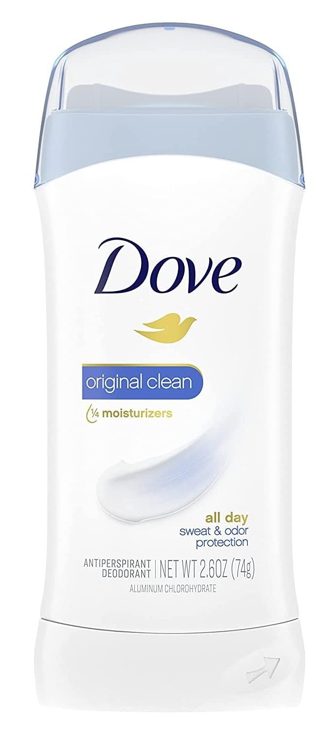 Desodorante antitranspirante en barra invisible Dove Original Clean 7.8 oz, paquete de 3