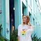 Pima Cotton "Mid Century" Luxury Boxy Tee - As Shown