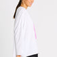 Pima Cotton "Saturn" Luxury Boxy Tee - White