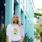 Pima Cotton "Mid Century" Luxury Boxy Tee - As Shown