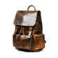 Vortex Leather Backpack: Burnt Brown