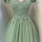 CLEARANCE - Eureka 9833 Short A-Line Off Shoulder Glitter Mesh Dress (Size M)