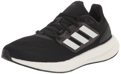 adidas Womens Pureboost 22 Running Shoe Black/White/Carbon 5.5