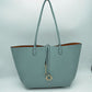 Women's Pebbled Faux Leather Reversible 2 in 1 Tote Shoulder Handbag Crossbody Bag