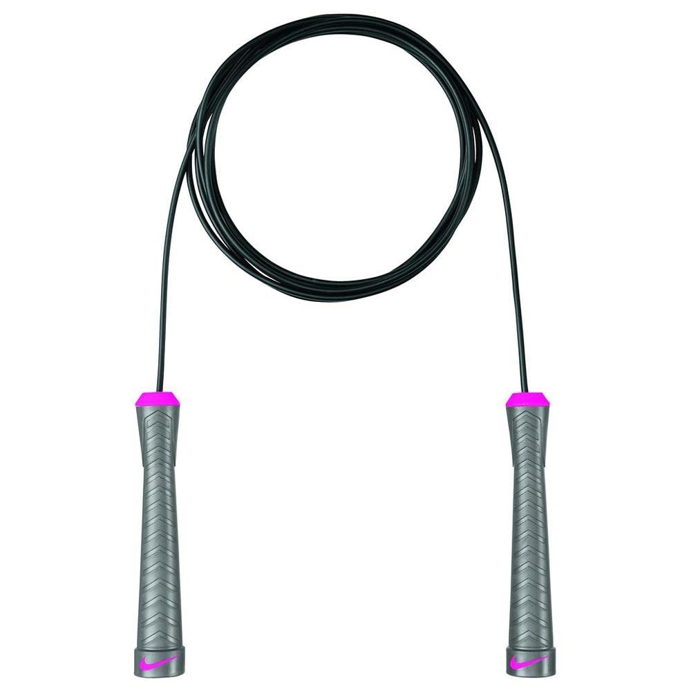 Nike Fundamental Speed Rope NS Gris Oscuro/Rosa Vivo