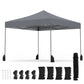 9.5 x 9.5 Feet Pop up Canopy Tent with Adjustable Heights