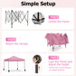 9.5 x 9.5 Feet Pop up Canopy Tent with Adjustable Heights