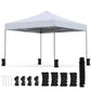 9.5 x 9.5 Feet Pop up Canopy Tent with Adjustable Heights