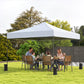 9.5 x 9.5 Feet Pop up Canopy Tent with Adjustable Heights