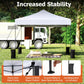 9.5 x 9.5 Feet Pop up Canopy Tent with Adjustable Heights