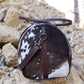 Cowhide Weekend Bag - Stylish Overnight Duffel, Genuine Cow Hide Leather, Perfect for Travel & Getaways, Unique Gift Idea