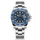 ADDIESDIVE Reloj de pulsera de cuarzo analógico para hombre de 41 mm - Resistente al agua hasta 200 metros con calendario y esfera azul