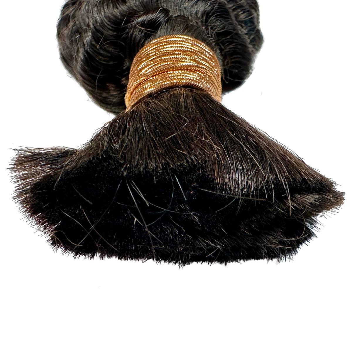 Cabello Trenzable 100% Humano Onda Profunda a Granel