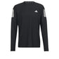 adidas Mens Own The Run Long Sleeve T-Shirt Black XX-Large Tall
