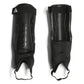 adidas Unisex-Adult Tiro Soft Ground Match Shin Guards Black/White/Iron Metallic Large