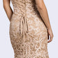 Cinderella Divine A0401 Off-Shoulder Mermaid Dress Lace Overlay Tulle Skirt