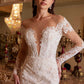 Andrea & Leo A1022 Bohemian Lace Mermaid Gown