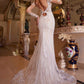 Andrea & Leo A1022 Bohemian Lace Mermaid Gown