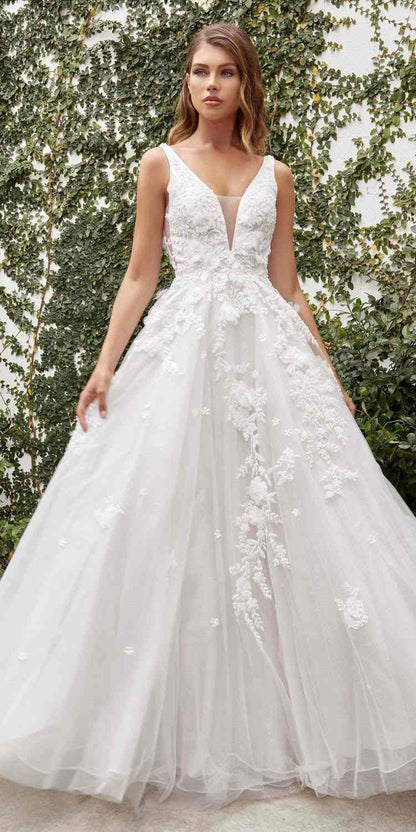 Andrea & Leo A1028W Gardenia A-Line Wedding Gown