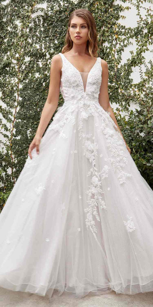 Vestido de novia de corte A Gardenia Andrea & Leo A1028W