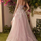 Andrea & Leo A1029 Angelonia Diamond Glitter Corset Gown
