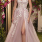Andrea & Leo A1029 Angelonia Diamond Glitter Corset Gown