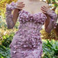 Andrea & Leo A1117 Hydrangia Mermaid Corset Gown with Detachable Sleeve