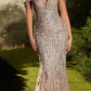 Andrea & Leo A1257 Long Off the Shoulder Embellished Gown